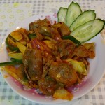 ネパール居酒屋　味家 - （'13/3） パングラ（砂肝の炒め物）