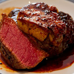 びすとろUOKIN - 牛フィレ肉とフォアグラのステーキ、火入れがとても素晴らしい