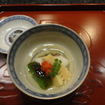 天雅 - 真鯛　筍　湯葉　蓬麩　京人参