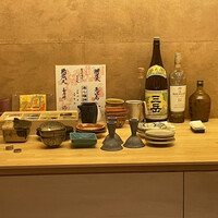 鮨 梢 - 器がスタンバイ