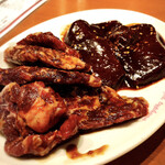 炭火焼肉 とく - ハラミのサガリとレバー