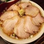 金町製麺 - 肉増し豚清湯そば