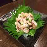 金町製麺 - イワシのなめろう