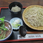 寿徳庵 - 料理写真:鴨せいろ(大盛)＠￥１２００−