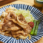 和菜 れとろ - 新潟ブランド豚つまりポーク生姜焼き単品（お弁当もできます）