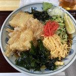 利久庵 - 揚げ餅おろし蕎麦