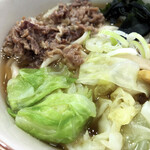 ひばりが丘高校うどん部 - 肉うどんキャベツ増量