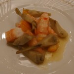 ペレグリーノ - 牡丹海老、アーティチョーク