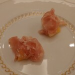 ペレグリーノ - 生ハムメロン（プロシュート・ティ・メローネ）　マントヴァの赤肉メロンと