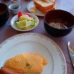 稲取リゾート - 朝食（少し食べかけ…）