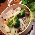 韓辛DELI - 蒸し野菜食べ放題♡