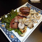 もつ焼　多しろ - タン元　コブクロ