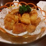 中国料理 牡丹飯店 - イカの塩竜田揚げ