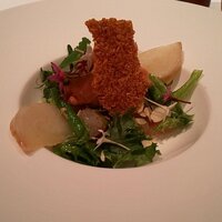 代官山ASO チェレステ 日本橋店 - びんちょう鮪と赤えびのマリネ　トマトとオレンジのジェラート（2022.6）