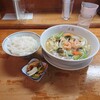 Seiryuu - 海老うま煮そば、ライスで1300円
