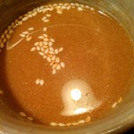 吾妻橋 やぶそば - 胡麻汁は、辛口。