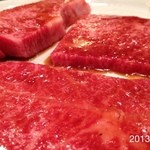 松蘭 - 2013.3.24(日)18時半訪問まいどいつものレディースコース4500円＼(^o^)／ 一人焼肉f^_^