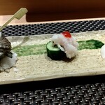 名駅 鮨 Sublime - 季節の前菜盛り合わせ