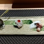 名駅 鮨 Sublime - 季節の前菜盛り合わせ