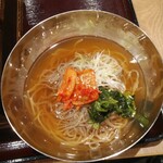 石焼ビビンバ専門店 アンニョン - あんにょん特製石焼ビビンバミニ冷麺セット（ミニ冷麺）