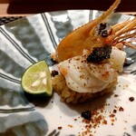 名駅 鮨 Sublime - ぼたんエビ