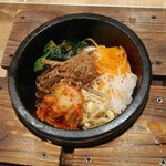 石焼ビビンバ専門店 アンニョン - あんにょん特製石焼ビビンバミニ冷麺セット（あんにょん特製石焼ビビンバ）