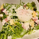 Prosciutto caesar salad