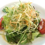フランス懐食 樂時舎 - ランチセットのサラダ