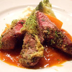 ブラッスリー・グー - 子羊フィレ肉の香草パン粉焼き(Bランチの主菜)