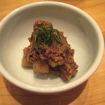 蕎麦 案山子 - こんにゃくの辛味噌和え