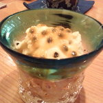 日本料理 たかむら - パッションフルーツのアイス。