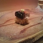 すし匠 - ブリの炙りの握り。