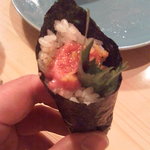 かきトロの手巻き