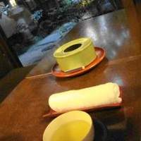 玄冶店 濱田家 - 待合で供された緑茶