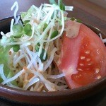 鉄板焼　じゅう兵衛 - ランチのサラダ