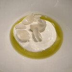 カンテサンス - 山羊乳のババロア、百合根