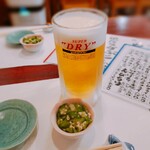 大衆割烹 大黒 - 生ビールとお通し