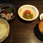 小料理 錦彩 - お刺身定食(880円)