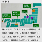 Washokudokoro Gotou - 「三大うどん」には諸説ありですが讃岐うどんと稲庭うどんのトップツーは鉄板です