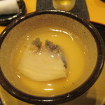 鮨 功 - アワビの茶わん蒸し