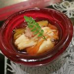 ワイン懐石 銀座 囃shiya - 湯葉ベッコウ餡