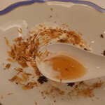 ペレグリーノ - スプーン半分ほどの甘口ワインと一緒に