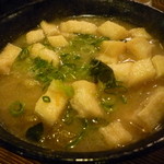 串カツ・もつ鍋・かすうどん しゃかりき432” - ☆めちゃ大きなお味噌汁☆