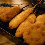 串カツ・もつ鍋・かすうどん しゃかりき432” - ☆串揚げ久しぶりです☆