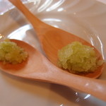 ウシマル - 今回はセロリのグラニテ