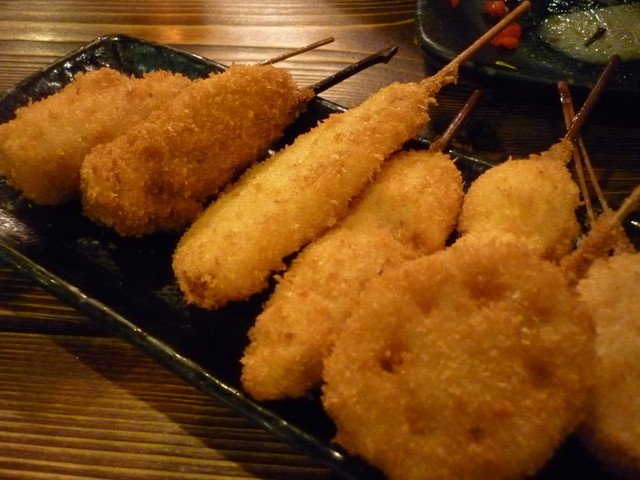 Kushi-katsu Motsu-nabe Kasu-udon Shakariki 432” Shinfukushima Ten photo 5