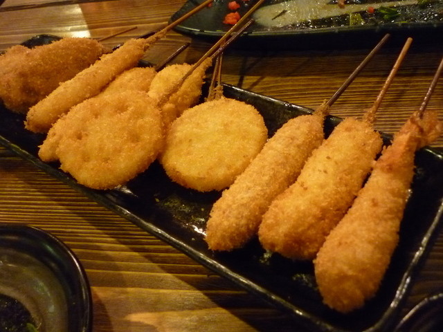 Kushi-katsu Motsu-nabe Kasu-udon Shakariki 432” Shinfukushima Ten photo 4