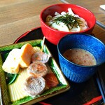 Garage Cafe and Bar monocoque - ■信州 冷やしくるみうどん