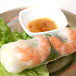 1 shrimp spring roll