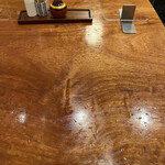 上野 味喜庵 - テーブル